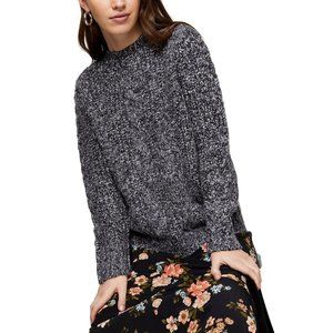 TOPSHOP Vertical Cable Crew Sweater